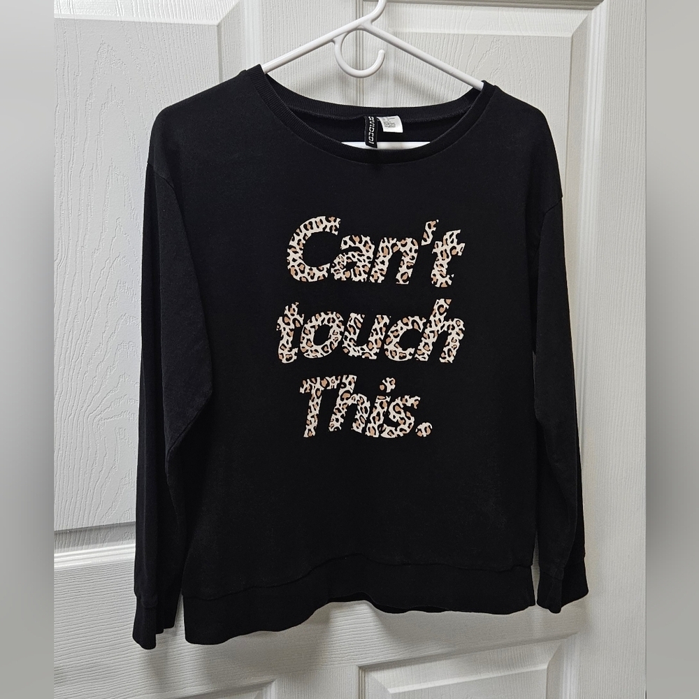 H&M Cotton Long Sleeve Top,  M